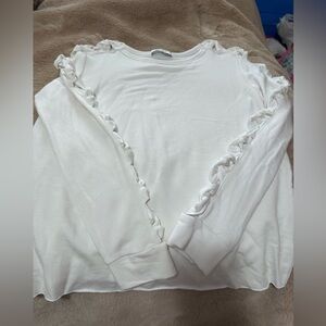 Bailey 44 arm cutout long sleeve Women's Top M